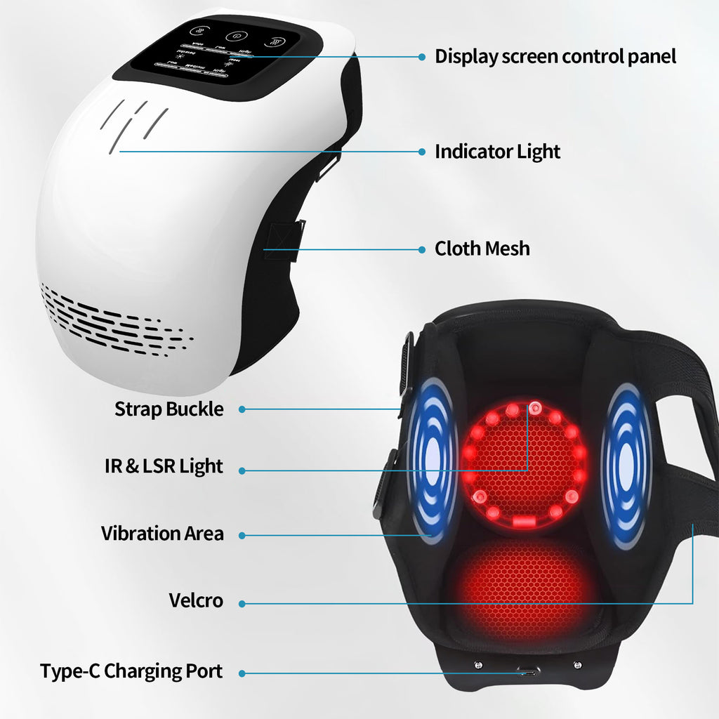 HollyFlex™ Heat & Vibration Knee Therapy Device