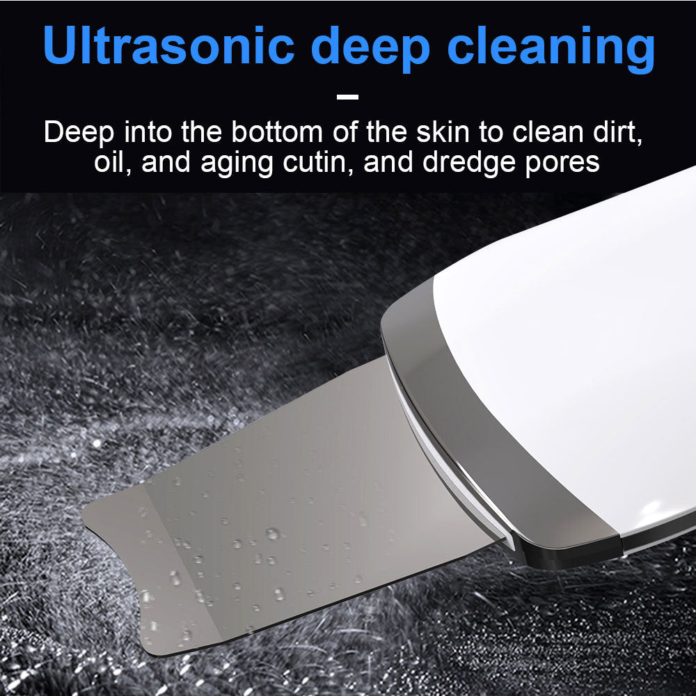 Ultrasonic Skin Scrubber - Deep Facial Cleansing & Blackhead Remover